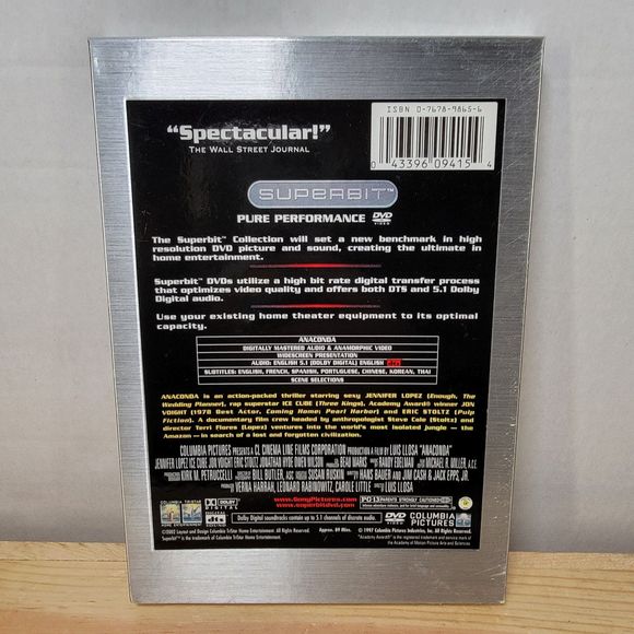 DVD Anaconda (superbit) w/ outter shell - Picture 4 of 4